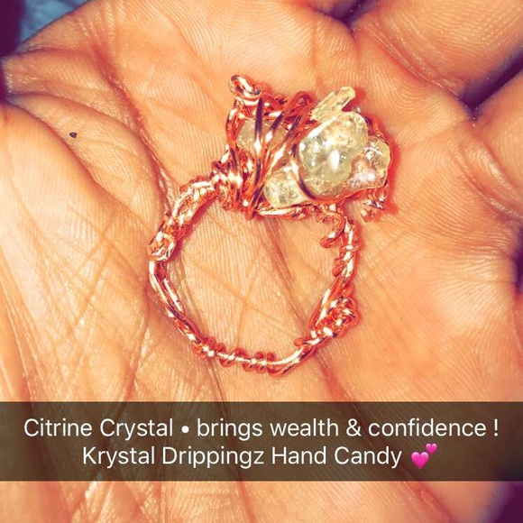 Hand Kandiez ! Ft Citrine Stone - Picture 1 of 1
